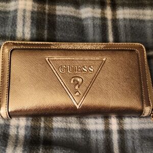 Guess Metallic Gold Clutch